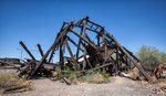 Vulture City, Arizona | Collapsed Headhouse