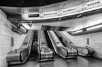 Escalators, Southwark Tube Station