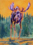 Solitary Moose SOLD