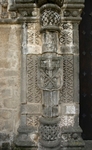 Porciúncula portal, left pilaster