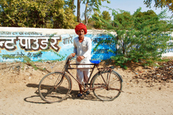 Farmer  bicycle Chatra Sagar