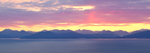 Sunrise over Knoydart from the Isle Of Eigg