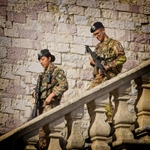 Soldiers in Assisi