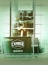 Camber Coffee. Newcastle. Window.