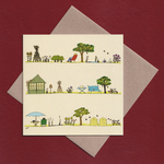 Summer evening greetings card