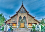 Pictoric view of a Bangkok temple
