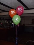Numbered Birthday Balloons