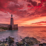 Roger Casement at Sunrise, Dun Laoghaire, Dublin - Version 1