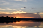 Sunset on the Sangha River