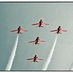 Red Arrows over Plymouth Sound