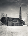 Black & White Photograph of Murphy Machinery Mill Otley