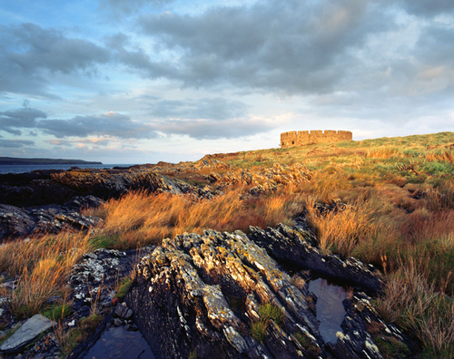 The round fort on St. Michael's Isle, often called Fort Island, built in 1540 as part of Henry VIII's kingdom wide co…