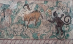 Dado mural detail