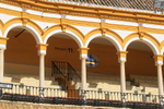 Bullring spectator seating, upper level - Seville, Spain
