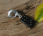 Whitby Jet Domino Charm jch002