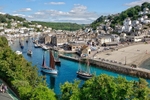 Luggers at Looe Lugger Regatta - Print on one of my walls