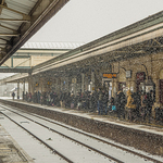 Brrr! Where's that train.