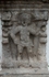 La Natividad de Nuestra Señora, façade, right column base relief,