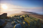 Higger Tor over Misty Carl Wark