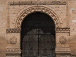 Mixquiahuala, Hidalgo, San Antonio, façade alfiz, main portal