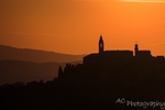 Pienza silhoutte