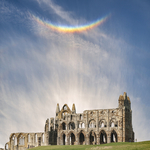 Whitby Abbey with an Circumzenithal arc