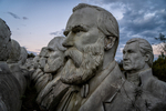 President Heads (Croaker, VA) | Rutherford B. Hayes and James Garfield