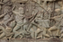 Bas-relief of battle scene, Bayon, Angkor Thom, Cambodia