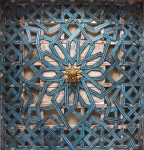 Lower cloister walk, testera alfarje ceiling