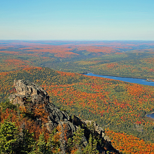 Mount Sagamook Autumn Vista New Brunswick Canada