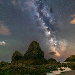 Milky Way Over Ballydowane Stacks, Copper Coast