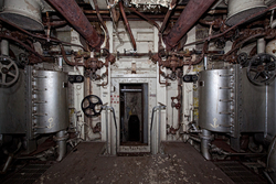 Engine Room Descent | SS United States (Philadelphia, PA)