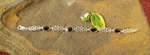 Whitby Jet Silver Bracelet jb003