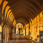 Sunlit Arches, Doge's Palace, Venice