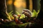 pr015 Autumn Hedgehog