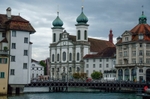 Luzern riverside cathedral