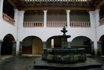 SS Pedro y Pablo, cloister & fountain