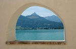 A wall with a view, St. Wolfgang