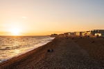 Watching the sun set on Brighton Beach (1)
