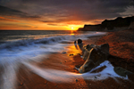 z1472 Sunset, Orchard Bay