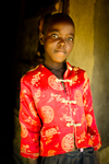 Lady in Red Gulu Uganda