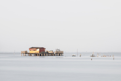 New wall - Venetian fishing huts