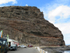 St Helena Jamestown volcanic cliffs by harbour
