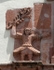 San Juan Bautista, gable relief (left)