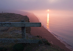 Sunrise through the fog