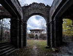 Abandoned Romanian Prison Courtyard