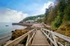 TQ164 - The Wooden footbridge on the coast path