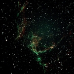 Veil Nebula (single images stacked ) by Andy F
