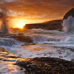 Sunrise at Ballintoy
