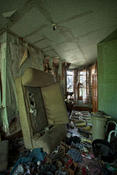 Abandoned Western Pennsylvania Home | Improper Couch Placement